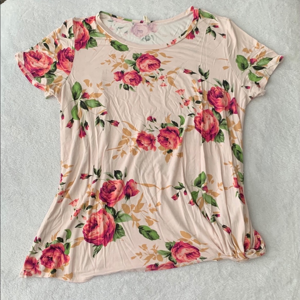 Floral print Maternity t-shirt